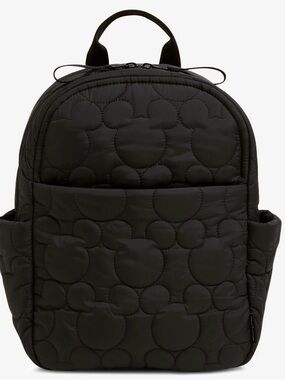 Disney x Vera Bradley Black Mickey Quilted Backpack NWT